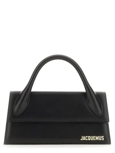 Jacquemus Elegant Black Leather Handbag