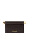 Jacquemus La Clutch Bag Rond Carré Piccola In Brown