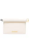 Jacquemus La Clutch Bag Rond Carré Piccola In Neutral
