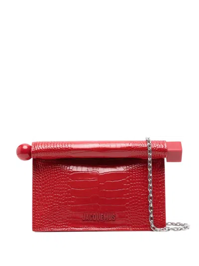 JACQUEMUS LA CLUTCH BAG ROND CARRÉ PICCOLA