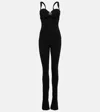 Jacquemus La Combinaison Bikini Wool-blend Jumpsuit In Black