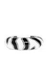 Jacquemus The Zebra Rhinestone Bracelet In Black