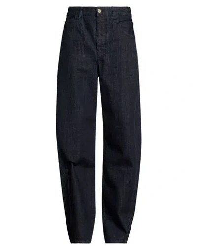 Jacquemus La Croisière Man Jeans Blue Size 33 Cotton