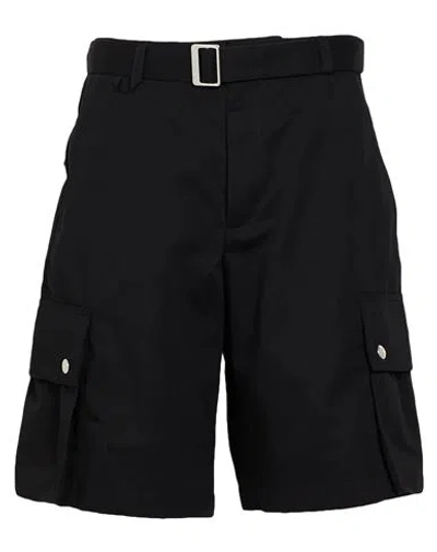 Jacquemus La Croisière Man Shorts & Bermuda Shorts Black Size 30 Cotton, Linen