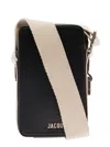 Jacquemus La Cuerda Vertical Shoulder Bag In Black