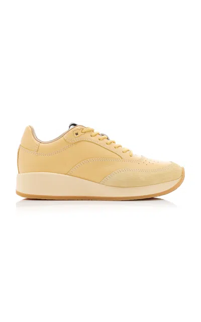 JACQUEMUS LA DADDY LEATHER SNEAKERS