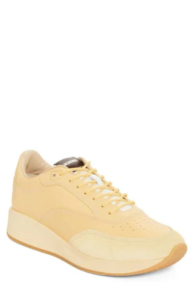 Jacquemus Yellow Les Sculptures 'la Daddy' Sneakers In Pale Yellow
