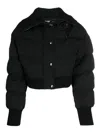Jacquemus La Doudoune Caraco In Negro