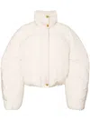 Jacquemus La Doudoune Courte Caraco Down Jacket In Neutral