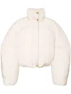 Jacquemus La Doudoune Courte Caraco Down Jacket In Neutral
