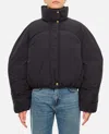 Jacquemus La Courte Caraco Puffer Jacket In Black