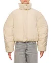 Jacquemus La Doudoune Courte Caraco Down Jacket In Neutral