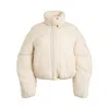 Jacquemus La Doudoune Courte Caraco Down Jacket In Neutral