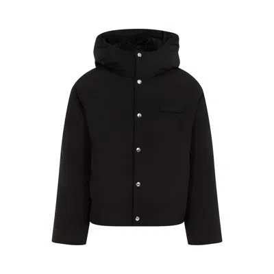 Jacquemus La Doudoune Down Jacket Men In Black