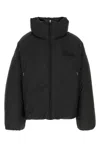Jacquemus Quilted Jacket With High Collar And Pockets In Black