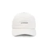 Jacquemus La Gadjo Baseball Cap In White