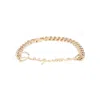 Jacquemus La Gourmette Logo Lettering Bracelet In Gold