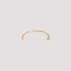 Jacquemus La Gourmette Logo Lettering Bracelet In Metallic