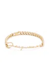 Jacquemus The Curb Chain Bracelet In Gold