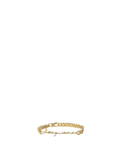 Jacquemus "la Gourmette " Bracelet In Gold