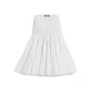 Jacquemus Flared High-waisted Midi Skirt With Distinctive Metal Loop