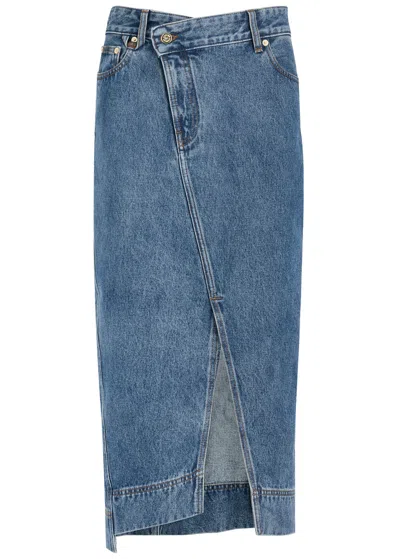 Jacquemus La Jupe De-nîmes Skirts In Denim