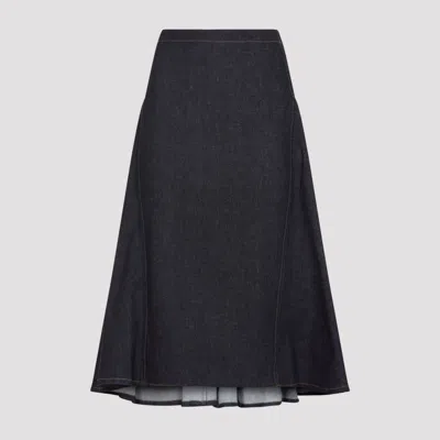 Jacquemus La Jupe De-nimes Lavoir Midi Skirt 25 In Black
