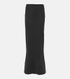 Jacquemus Peplo Long Skirt In Schwarz