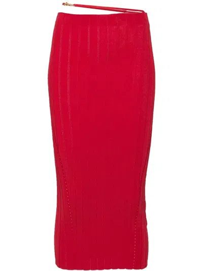JACQUEMUS LA JUPE KNITTED SKIRT
