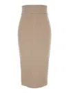 Jacquemus Merino Wool-blend Midi Skirt In Multi