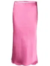 Jacquemus Logo-plaque Strap-detail Skirt In Pink