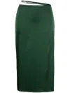 Jacquemus La Jupe Notte Skirt In Green