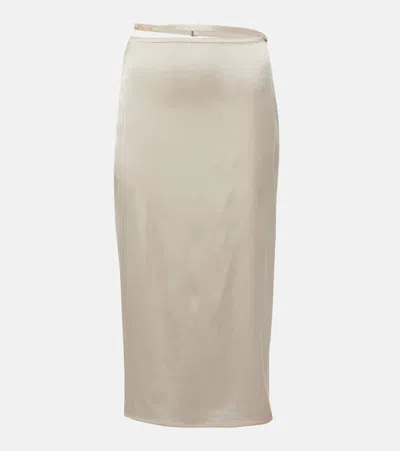JACQUEMUS LA JUPE NOTTE MIDI SKIRT