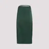Jacquemus La Jupe Notte Skirt In Dark Green