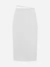Jacquemus Off-white Les Classiques 'la Jupe Pralu' Midi Skirt In Off,white