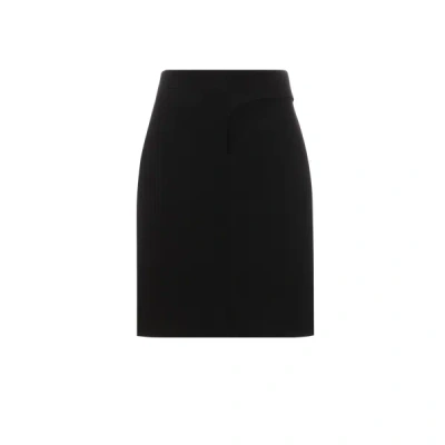 Jacquemus La Jupe Obra Skirt In Black
