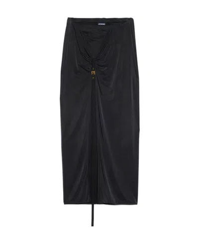 JACQUEMUS JACQUEMUS SLIT SARONG SKIRT