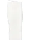 Jacquemus Off-white Les Classiques 'la Jupe Pralu' Midi Skirt In Neutrals