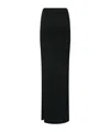 Jacquemus La Jupe Peplo Long Skirt W/ Slit