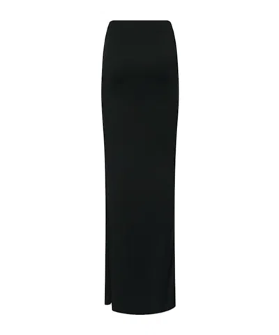 Jacquemus La Jupe Peplo Long Skirt W/ Slit
