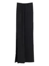 Jacquemus Floor-length Black Skirt With Subtle Side Slit