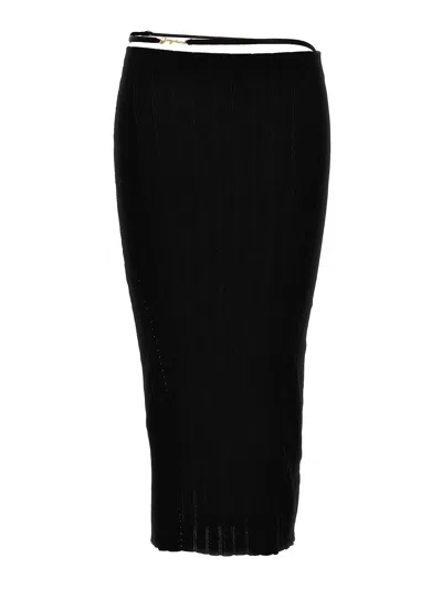 Jacquemus La Jupe Pral Skirt In Black