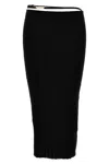 Jacquemus La Jupe Pralu Ribbed-knit Midi Skirt