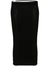 Jacquemus La Jupe Pralu Ribbed-knit Midi Skirt