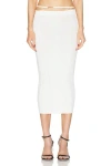 Jacquemus Off-white Les Classiques 'la Jupe Pralu' Midi Skirt In Off White