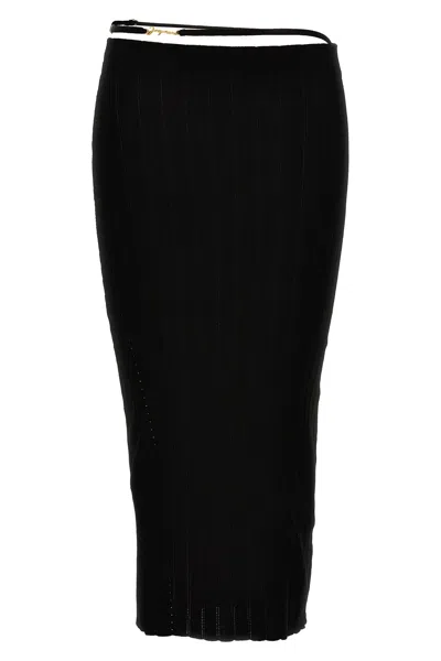 Jacquemus 'la Jupe Pralù' Skirt In Black
