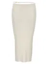Jacquemus White La Jupe Pral Skirt