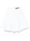 Jacquemus Salon Skirt A-line Silhouette High-waisted Midi In White