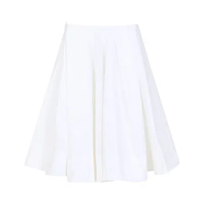Jacquemus La Jupe Salon White Cotton Skirt