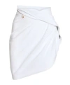Jacquemus La Mini Jupe Saudade Draped Miniskirt
